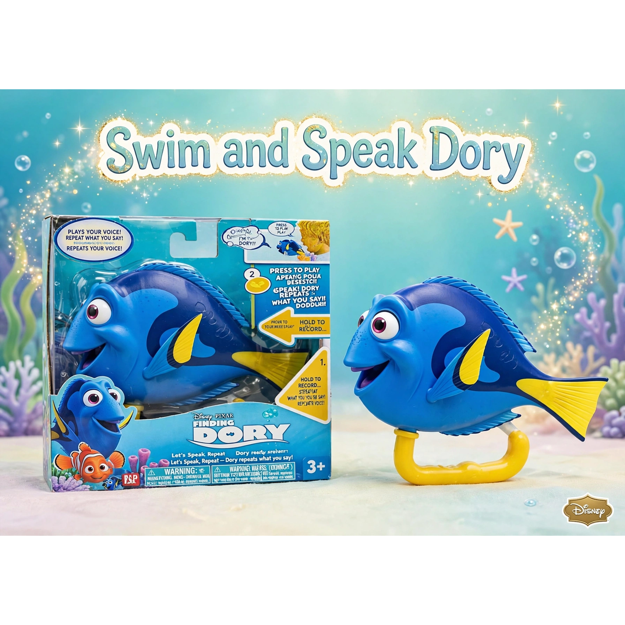Disney Pixar Finding Dory Swim and Speak Dory — hero