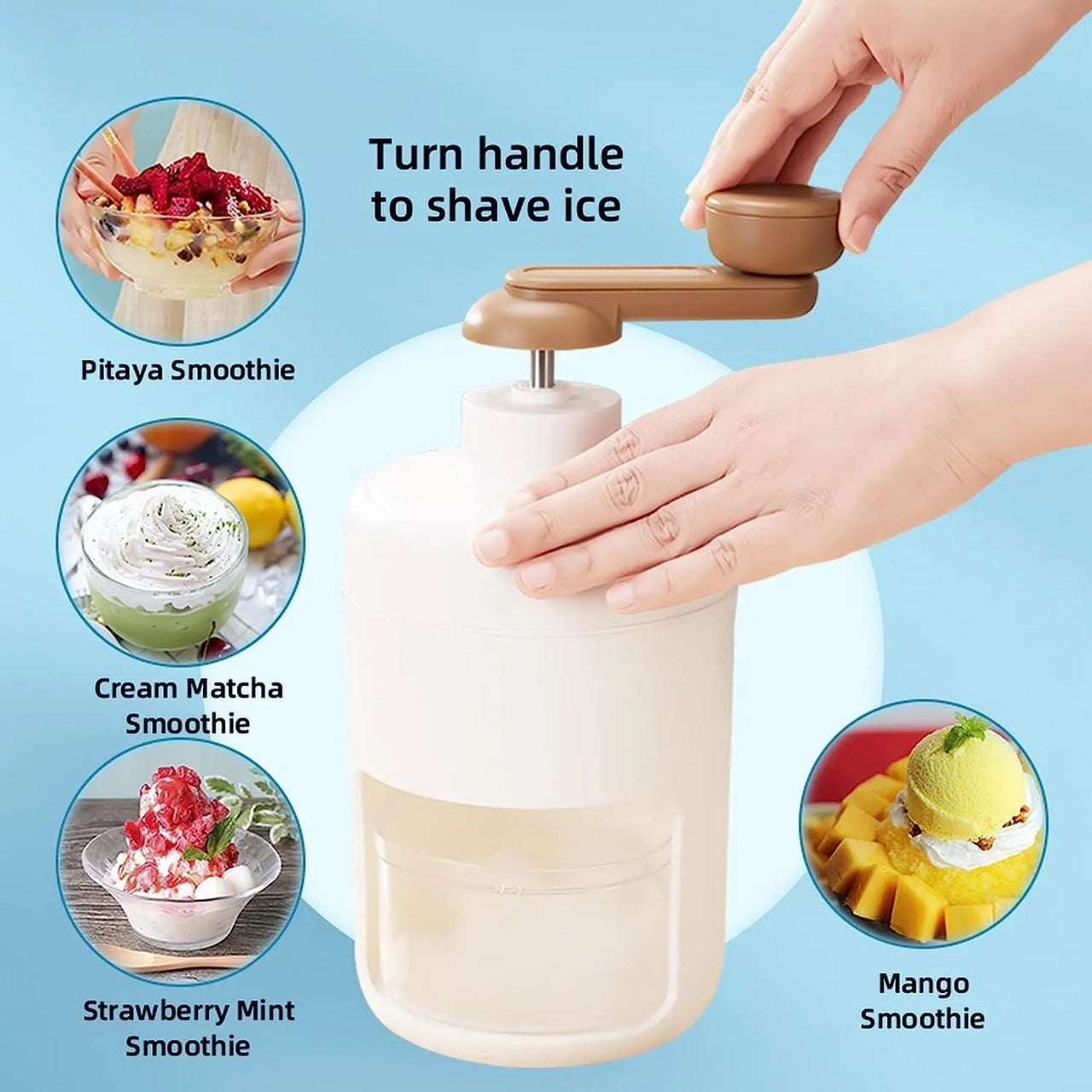 Manual Snow Ice Shaver Machine