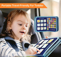 Thumbnail for Montessori Sensory Cloth Book With 8 Sides