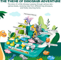 Thumbnail for Dinosaur Car Adventure Track Play Set