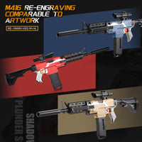 Thumbnail for M416 Foam Dart Blaster Toy Gun With Scope And Silencer