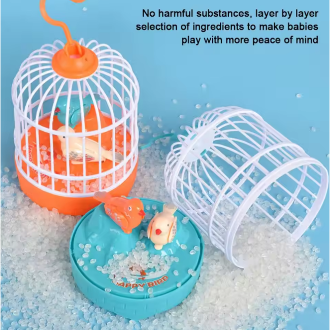 Voice Controller Birds Cage With Light & Sound