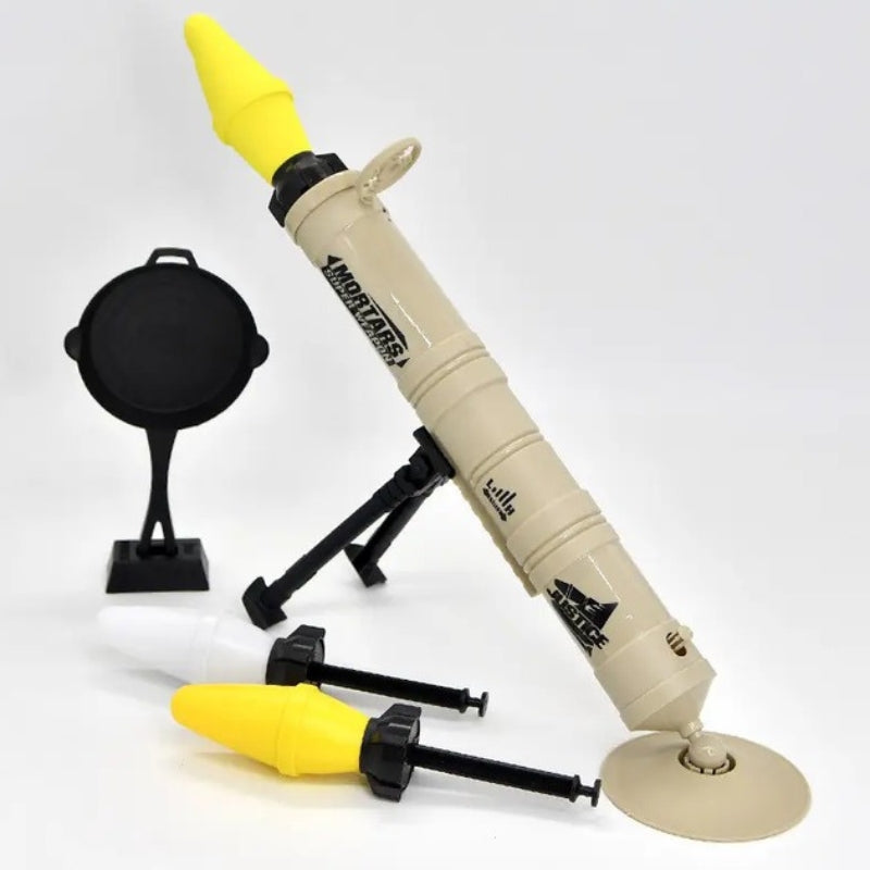 Toy Mortar with Soft Projectiles