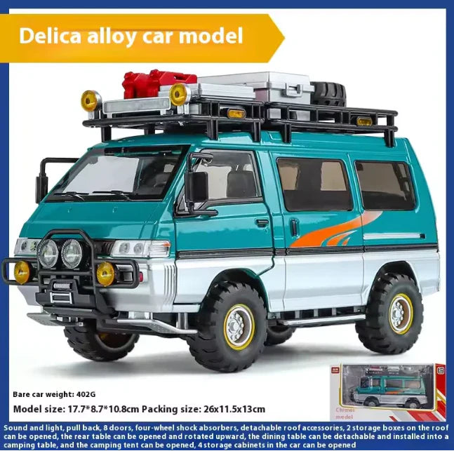 1:24 Diecast Mitsubishi Delica Camping Van