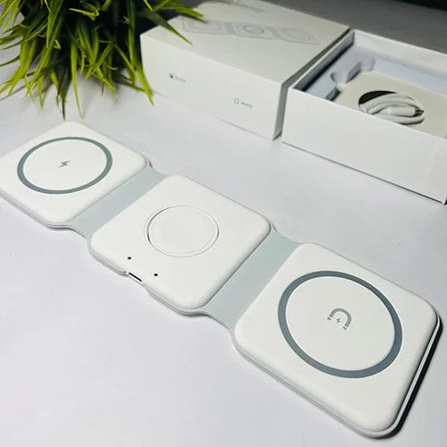 3-in-1 Foldable MagSafe Wireless Charging Pocket Size