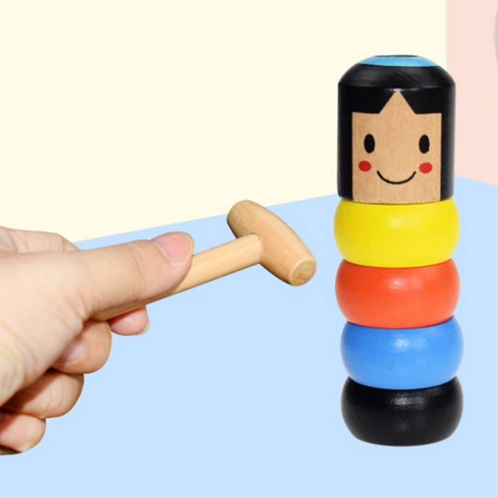 Unbreakable Wooden Man Magic Toy
