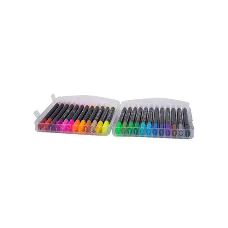 24Pcs - Double Ended Watercolor Markers