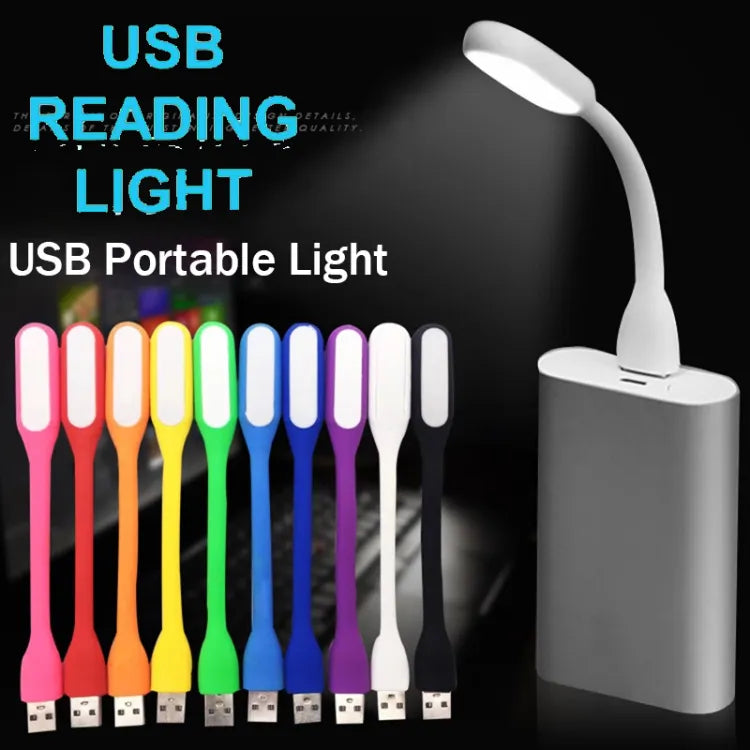 Portable Flexible USB LED Light - 4 Pcs