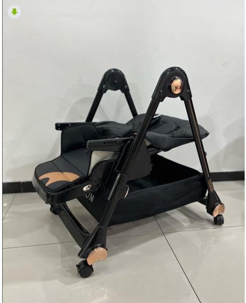 Black Beauty Cute Baby Dining Chair