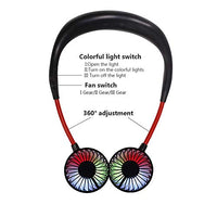 Thumbnail for Portable Hanging Neck  Fan With Light