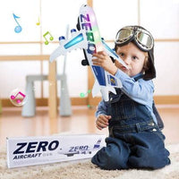 Thumbnail for Light And Music Airplane Toy, With Lifting And Obstacle Function