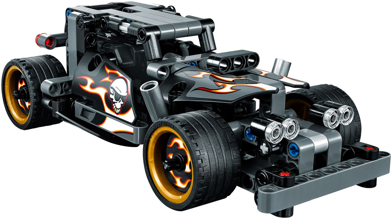 170 Pieces Getaway Racer Building Blocks Pullback Car