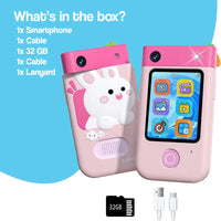 Thumbnail for Interactive Kids Smartphone with Camera and Silicon Case