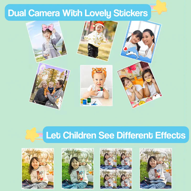 Interactive Kids Smartphone with Camera and Silicon Case