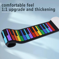 Thumbnail for 37 Keys Silicon Standard And Flexible Roll Up Piano Keyboard