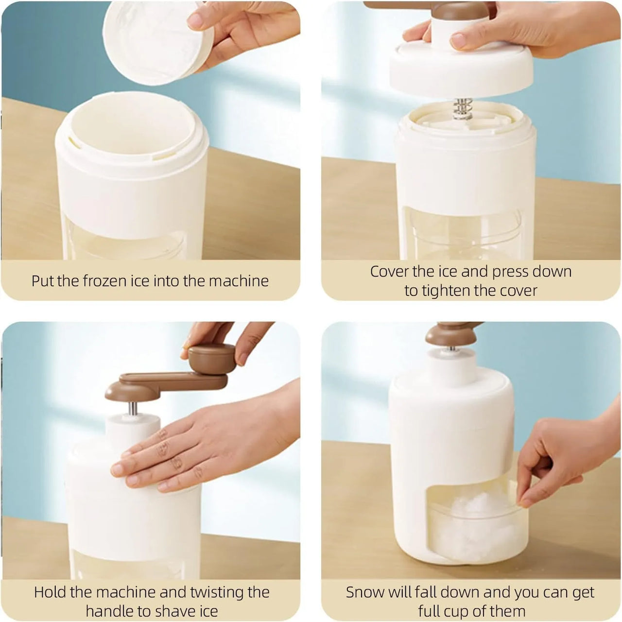 Manual Snow Ice Shaver Machine