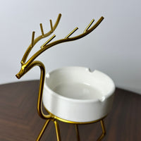 Thumbnail for Golden Deer Decoration Ashtray