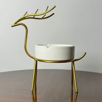 Thumbnail for Golden Deer Decoration Ashtray