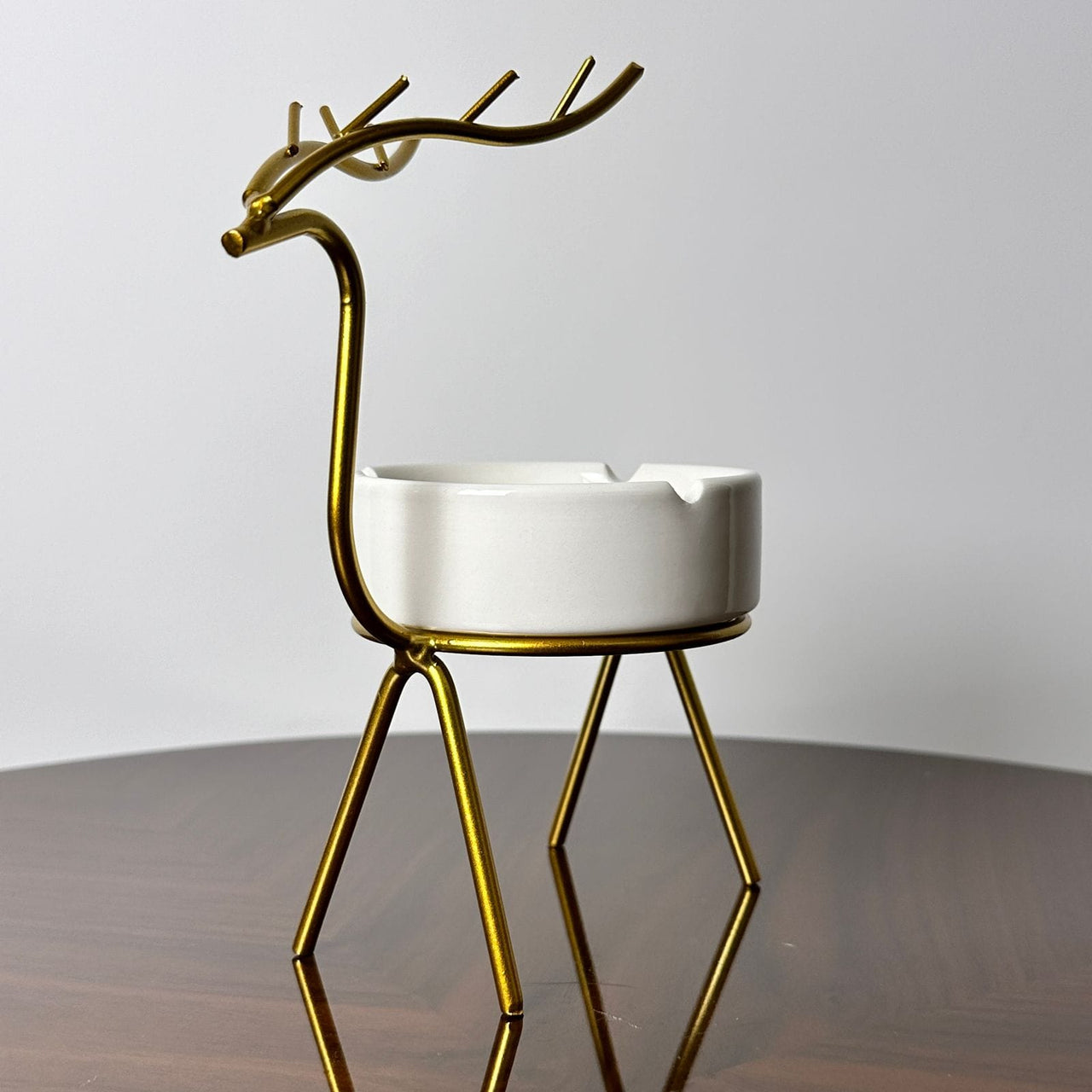 Golden Deer Decoration Ashtray