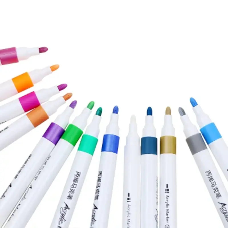 48 Colors Acrylic Paint Marker Pen Set