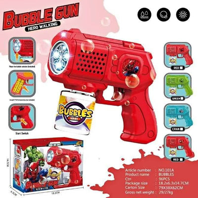 Automatic Spider Man Bubble Machine 10 Holes