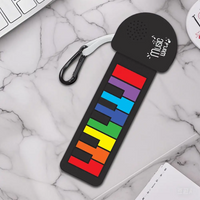 Thumbnail for Roll Up Silicone Piano Keyboard Key Chain