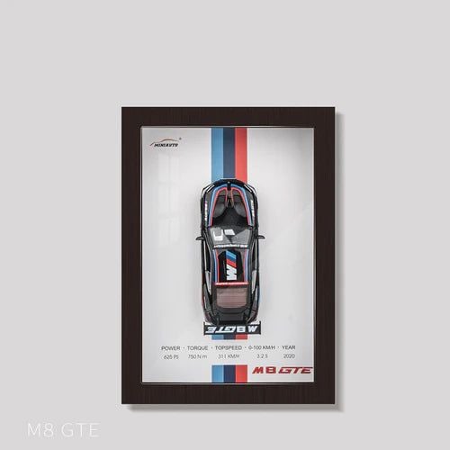 1:32 Diecast BMW M8 GTE 3D Frame Model Car