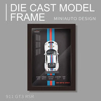 8Pcs Complete Set of 3D Frame Diecast Models