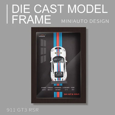 8Pcs Complete Set of 3D Frame Diecast Models