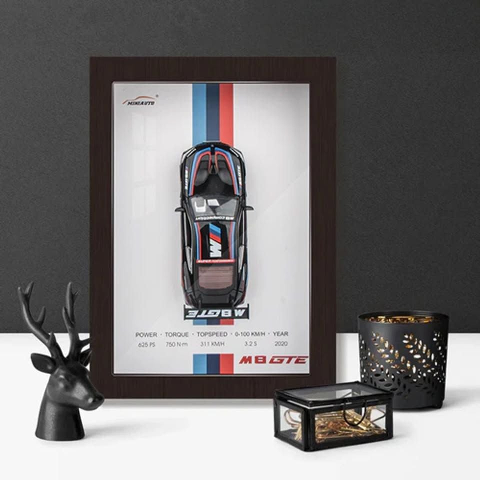 8Pcs Complete Set of 3D Frame Diecast Models