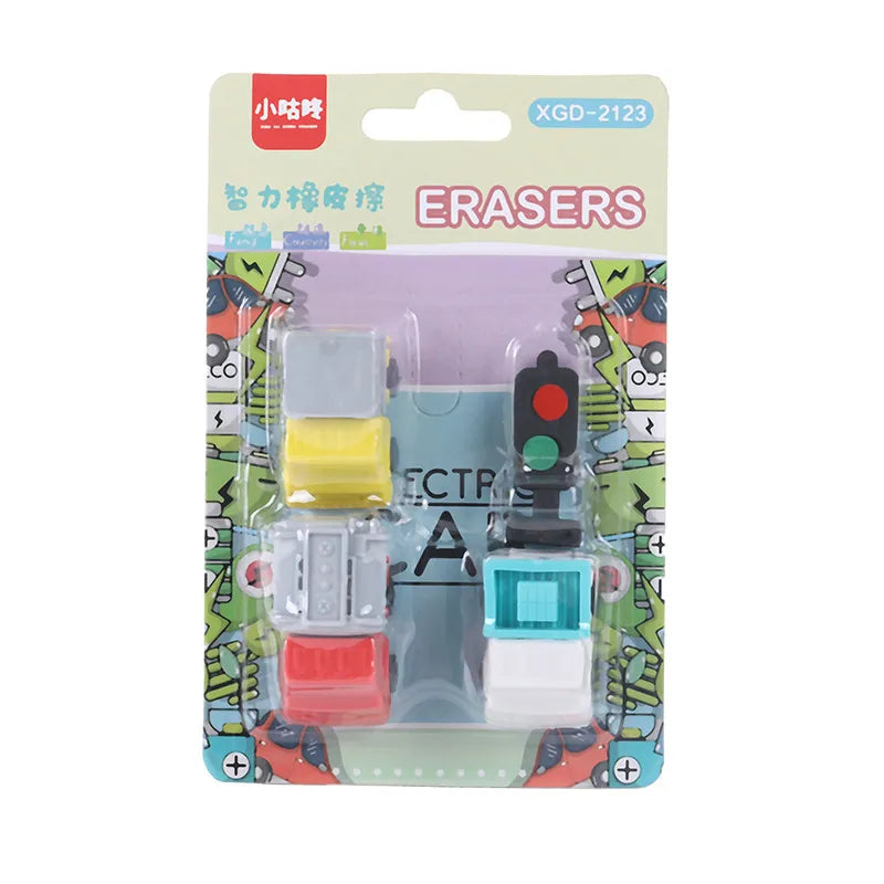 Automobile Eraser Set