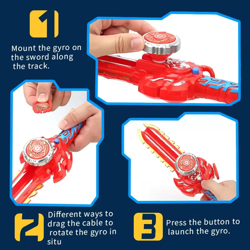 Gyroscope Sword Launcher Spinning Top