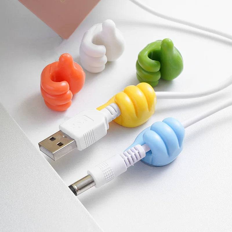 10pcs Hand shape Cable Gripper