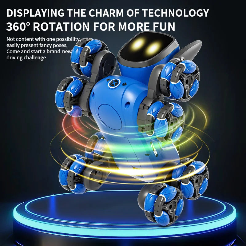 Remote Control Robot Dog With Light And Music