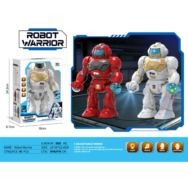 Walking Brave Robot Light And Sound