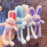 Thumbnail for Pulling Ears Rabbit Plush With Keychain