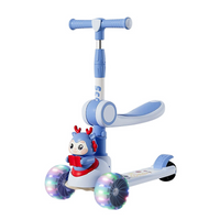 Thumbnail for 2 in 1 Deer Manual Scooty and Cycle with Light
