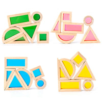 Thumbnail for Wooden Acrylic Rainbow Blocks