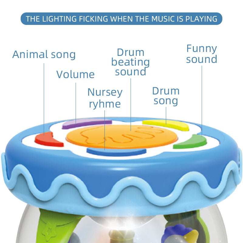 Huanger Baby Drum Music With Light