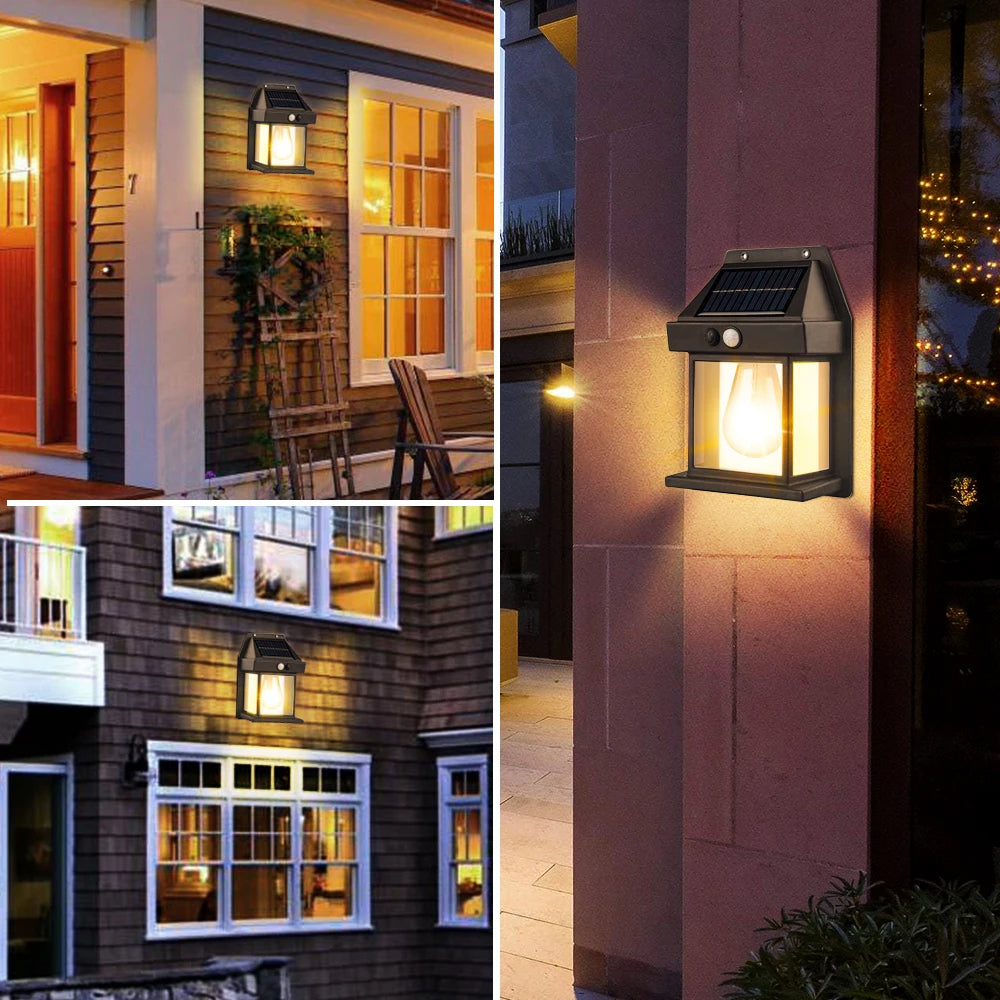 Wall Mounted Solar Light with Motion Sensor
