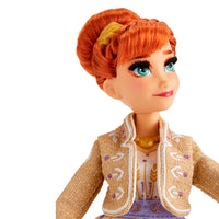 Thumbnail for Disney Frozen 2 Arendelle Anna Fashion Doll With White Glitter Travel Dress