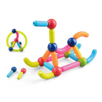 Thumbnail for 64 Pieces DIY 3D Model Magnetic Stick and Ball Construction Set
