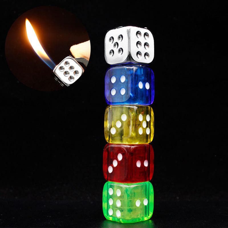 Dice Shape Spinning Lighter