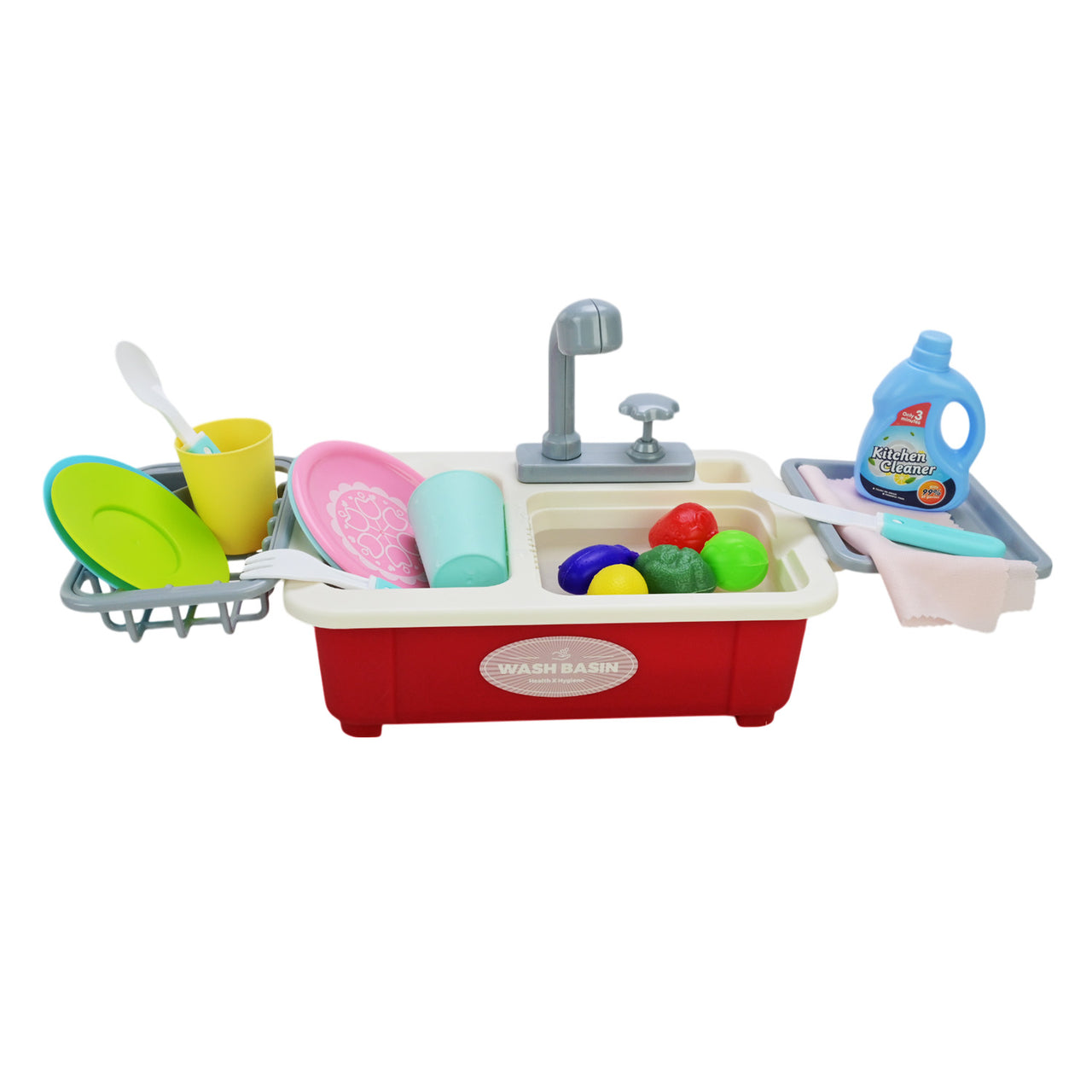 Educational Kitchen Dishwasher Sink Playset
