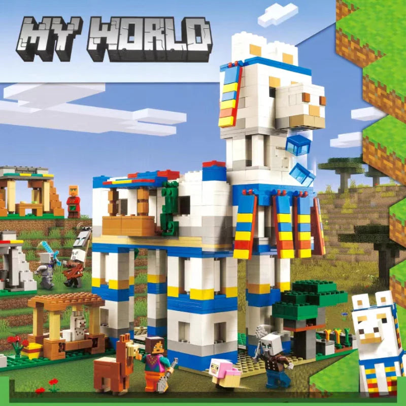 The Llama Village My World) Blocks Set
