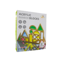 Thumbnail for Wooden Acrylic Rainbow Blocks
