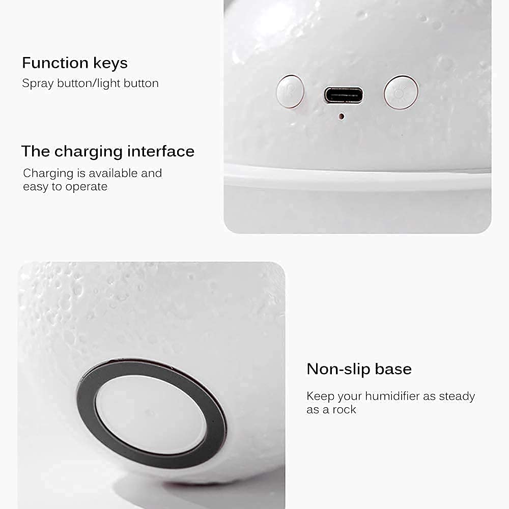 Saturn Globe Humidifier Night Light