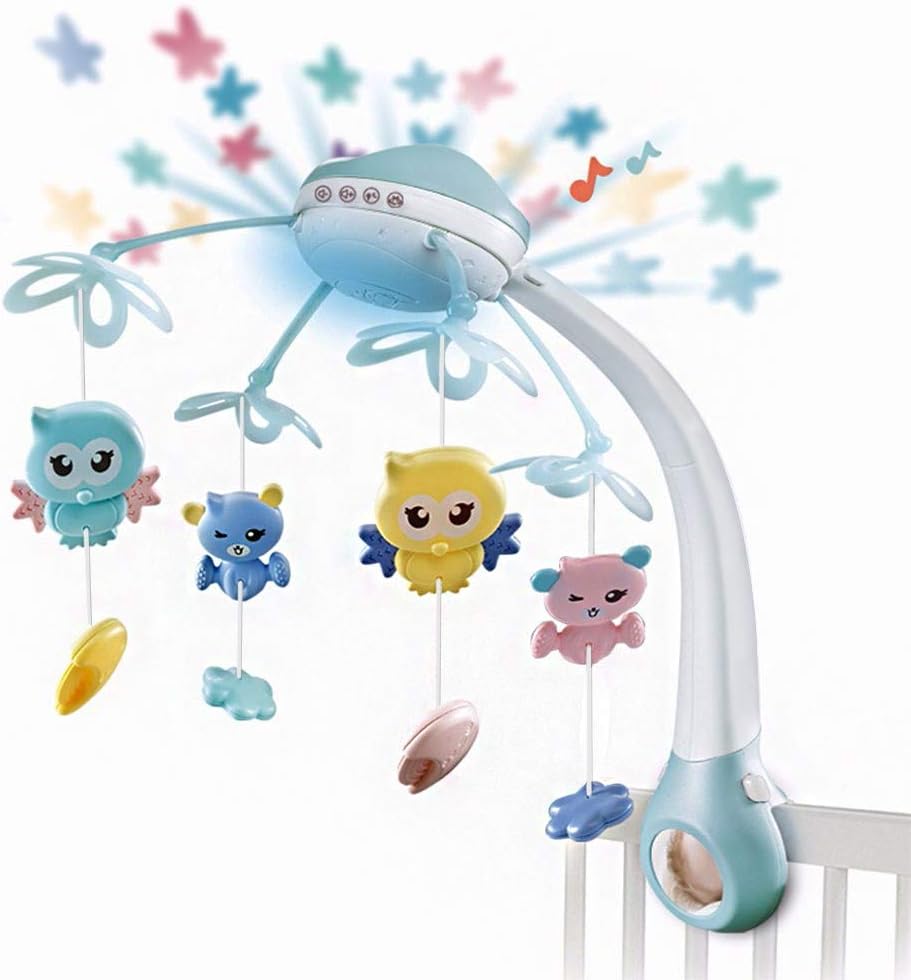 Cute Animal Projection & Night Light Bed Bell