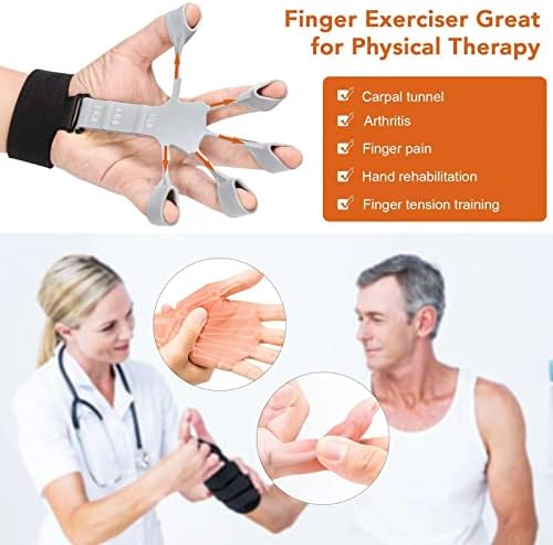 5-Finger Silicone Wrist Chest Expander