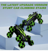 Thumbnail for 2.4GHZ 4WD 8 Wheels Stunt Remote Control Remote Control
